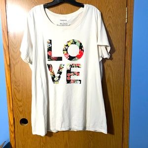 Floral LOVE Graphic Tee
